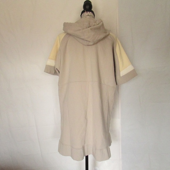 Women's Oversized Beige Hoodie - Picture 5 of 5